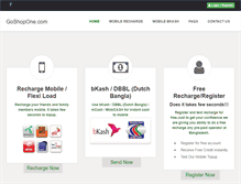 Tablet Screenshot of goshopone.com